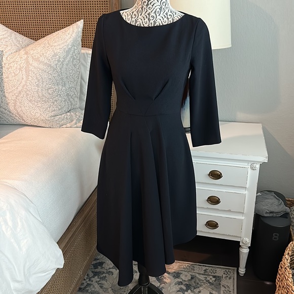 Harper Rose Asymmetrical Dress in Navy - Picture 5 of 7